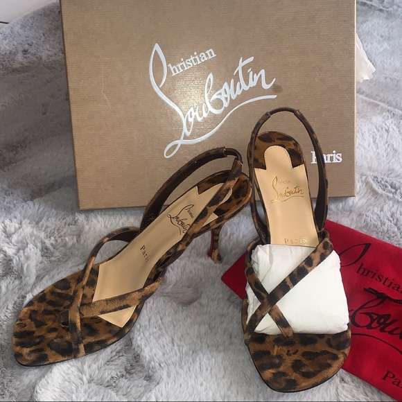 39.5 Christian louboutin Taralita sandals 85mm new - Picture 9 of 11